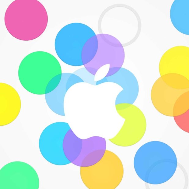apple logo colorful iPhone6s Plus / iPhone6 Plus Wallpaper
