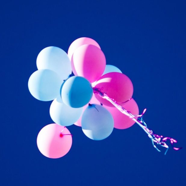 Blue balloons iPhone6s Plus / iPhone6 Plus Wallpaper
