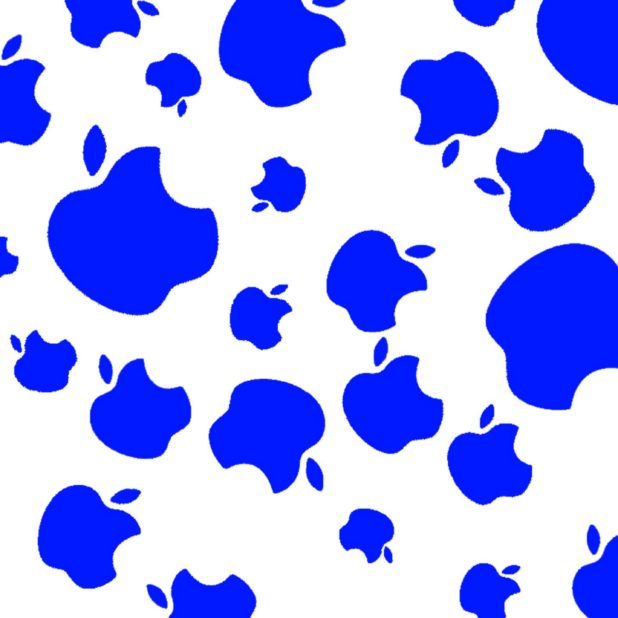 Apple logo blue iPhone6s Plus / iPhone6 Plus Wallpaper