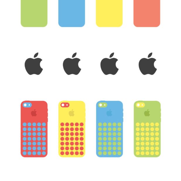 AppleiPhone5c colorful iPhone6s Plus / iPhone6 Plus Wallpaper
