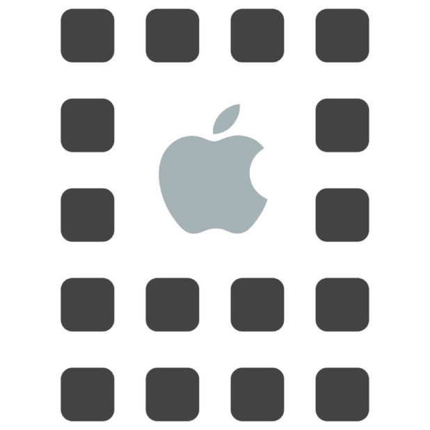 Apple shelf black-and-white iPhone6s Plus / iPhone6 Plus Wallpaper