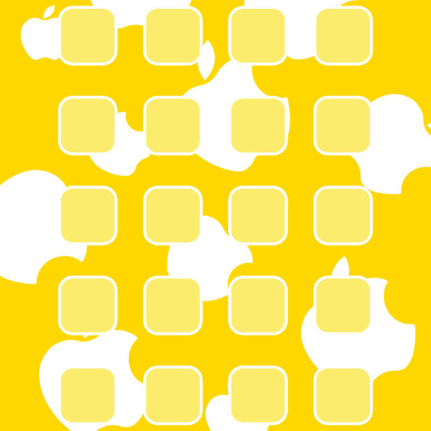 Shelf Apple Yellow iPhone6s Plus / iPhone6 Plus Wallpaper