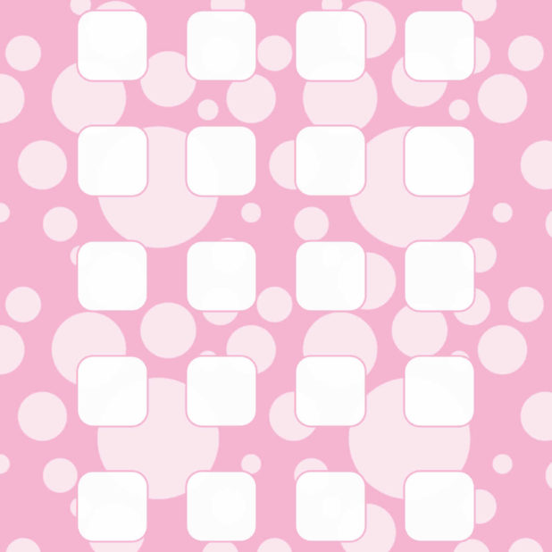 Polka dot pattern for girls  pink  shelf iPhone6s Plus / iPhone6 Plus Wallpaper