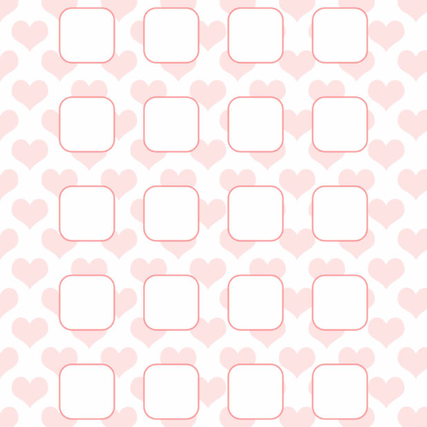 Heart pattern for girls  pink  shelf iPhone6s Plus / iPhone6 Plus Wallpaper