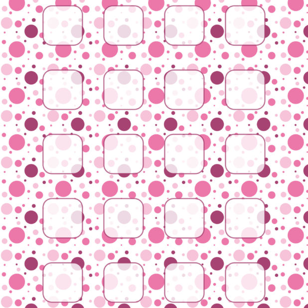 Polka dot pattern  pink  purple  shelf iPhone6s Plus / iPhone6 Plus Wallpaper