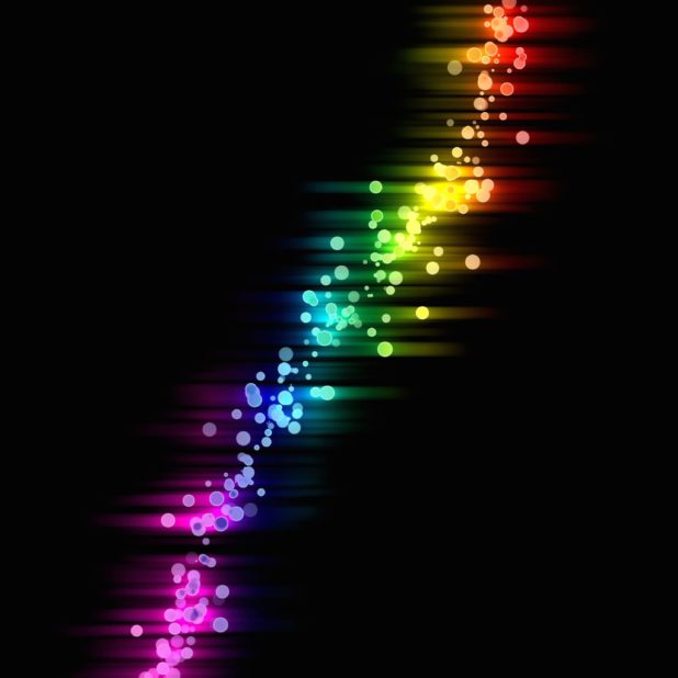 Colorful rainbow pattern black Cool iPhone6s Plus / iPhone6 Plus Wallpaper