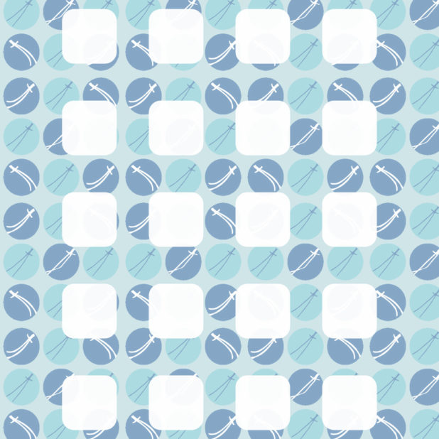 Illustration pattern water blue shelf iPhone6s Plus / iPhone6 Plus Wallpaper