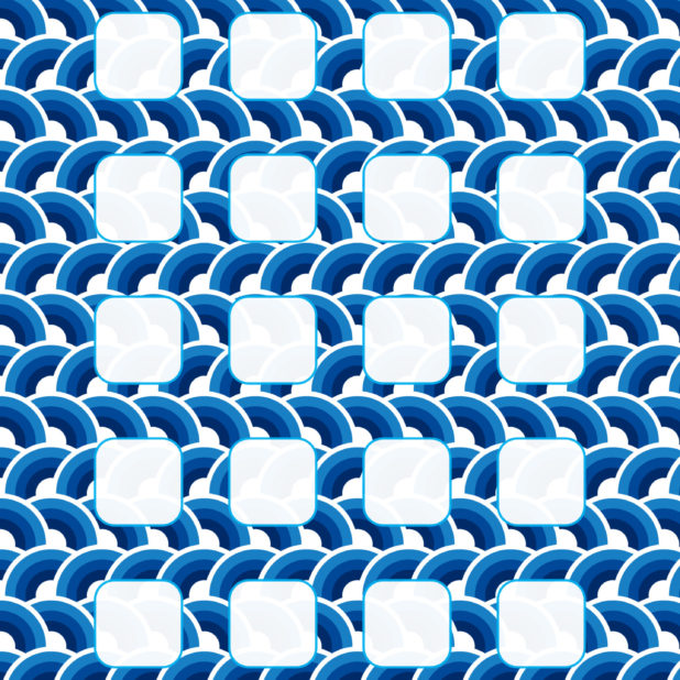 Pattern blue shelf iPhone6s Plus / iPhone6 Plus Wallpaper