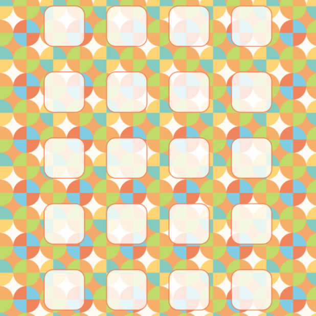 Pattern green colorful shelf iPhone6s Plus / iPhone6 Plus Wallpaper