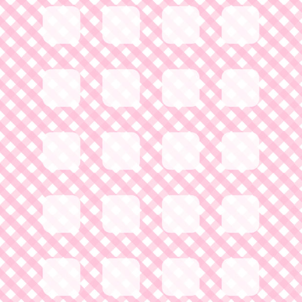Check  pink  shelf  pattern for girls iPhone6s Plus / iPhone6 Plus Wallpaper