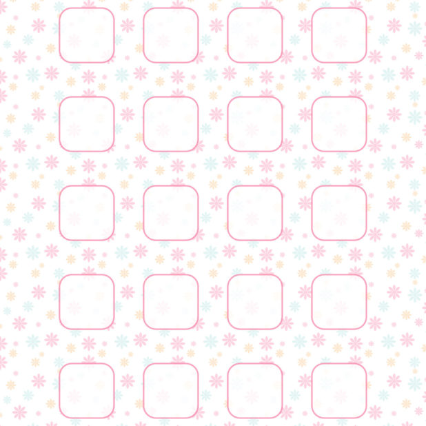 pink  flower  shelf  pattern for girls iPhone6s Plus / iPhone6 Plus Wallpaper