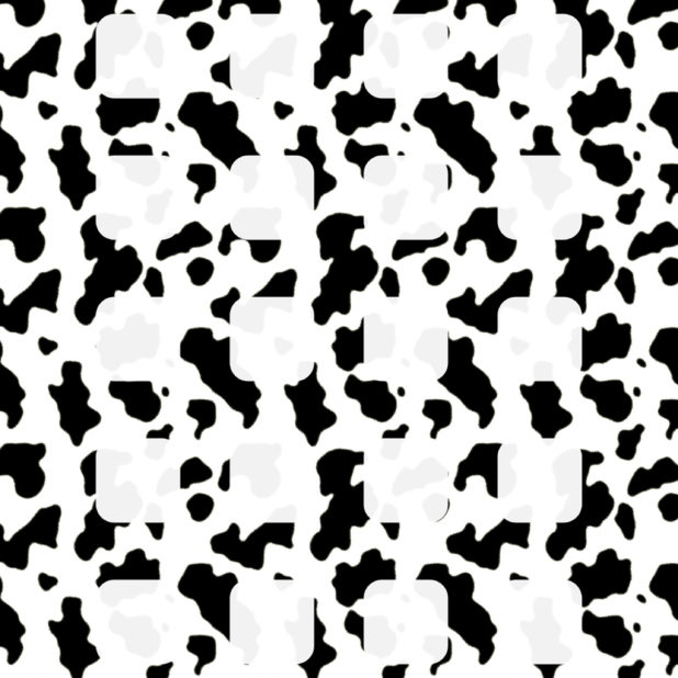 Black-and-white cow pattern shelf iPhone6s Plus / iPhone6 Plus Wallpaper