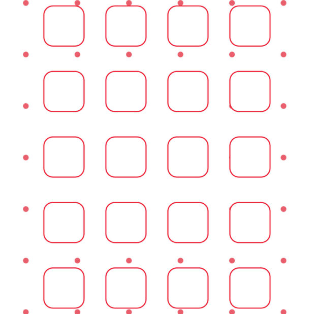 Red and white dot pattern shelf iPhone6s Plus / iPhone6 Plus Wallpaper