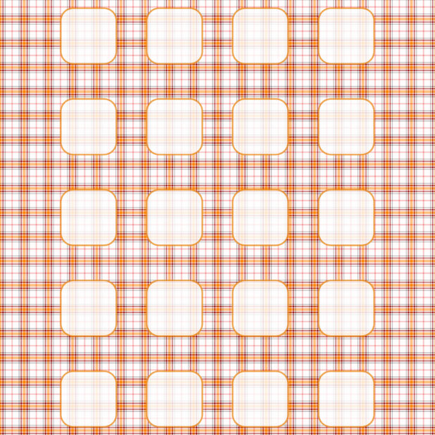 Red and black check pattern shelf  orange  white iPhone6s Plus / iPhone6 Plus Wallpaper