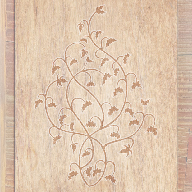 Wood grain leaves Brown iPhone6s Plus / iPhone6 Plus Wallpaper