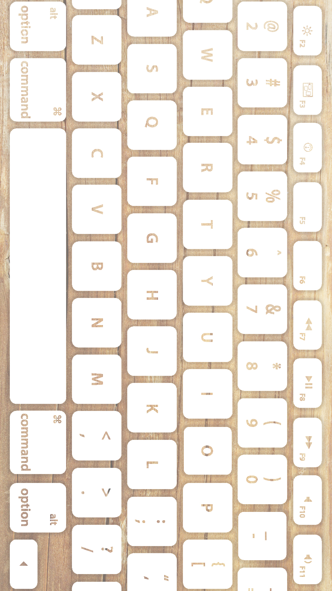 Wood grain keyboard Yellowish white wallpaper.sc iPhone6sPlus