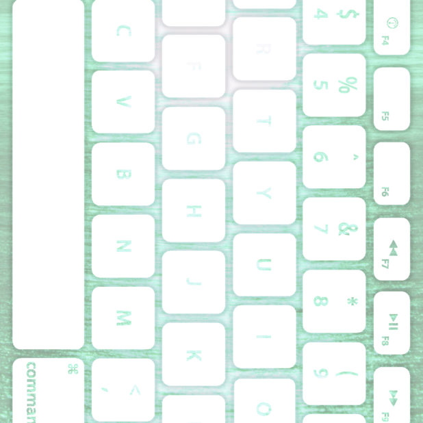 Sea keyboard Blue-green white iPhone6s Plus / iPhone6 Plus Wallpaper