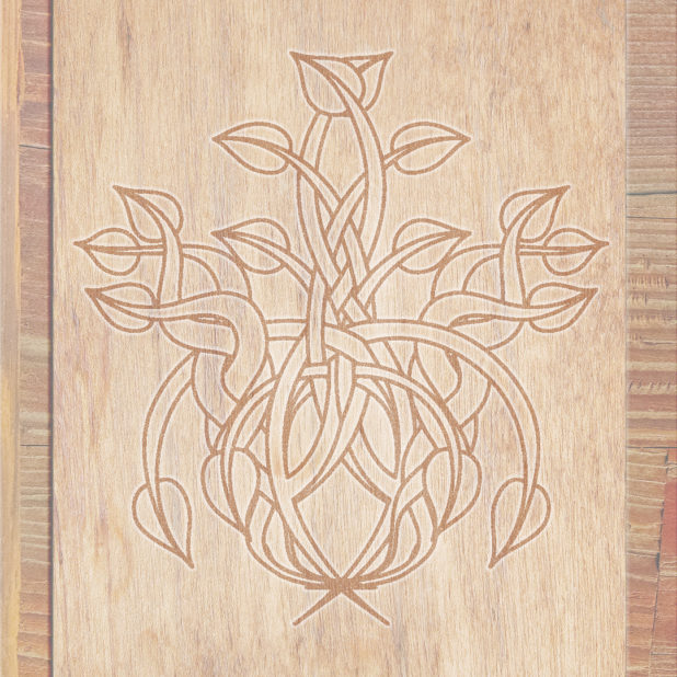 Wood grain leaves Brown iPhone6s Plus / iPhone6 Plus Wallpaper