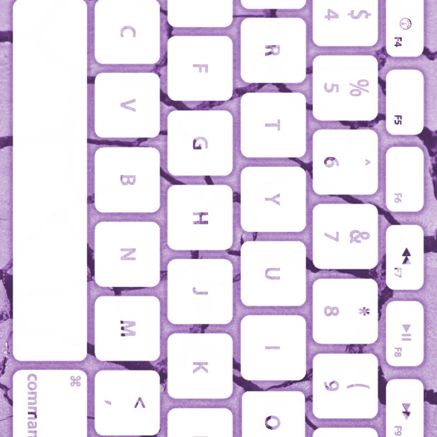 Ground keyboard Purple white iPhone6s Plus / iPhone6 Plus Wallpaper