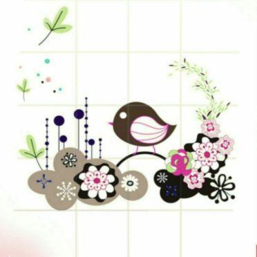 Flower bird iPhone7 Wallpaper