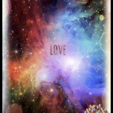 Space Love iPhone7 Wallpaper