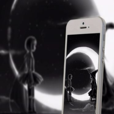 smartphone moon iPhone7 Wallpaper