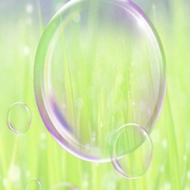 Grassy bubble iPhone7 Wallpaper