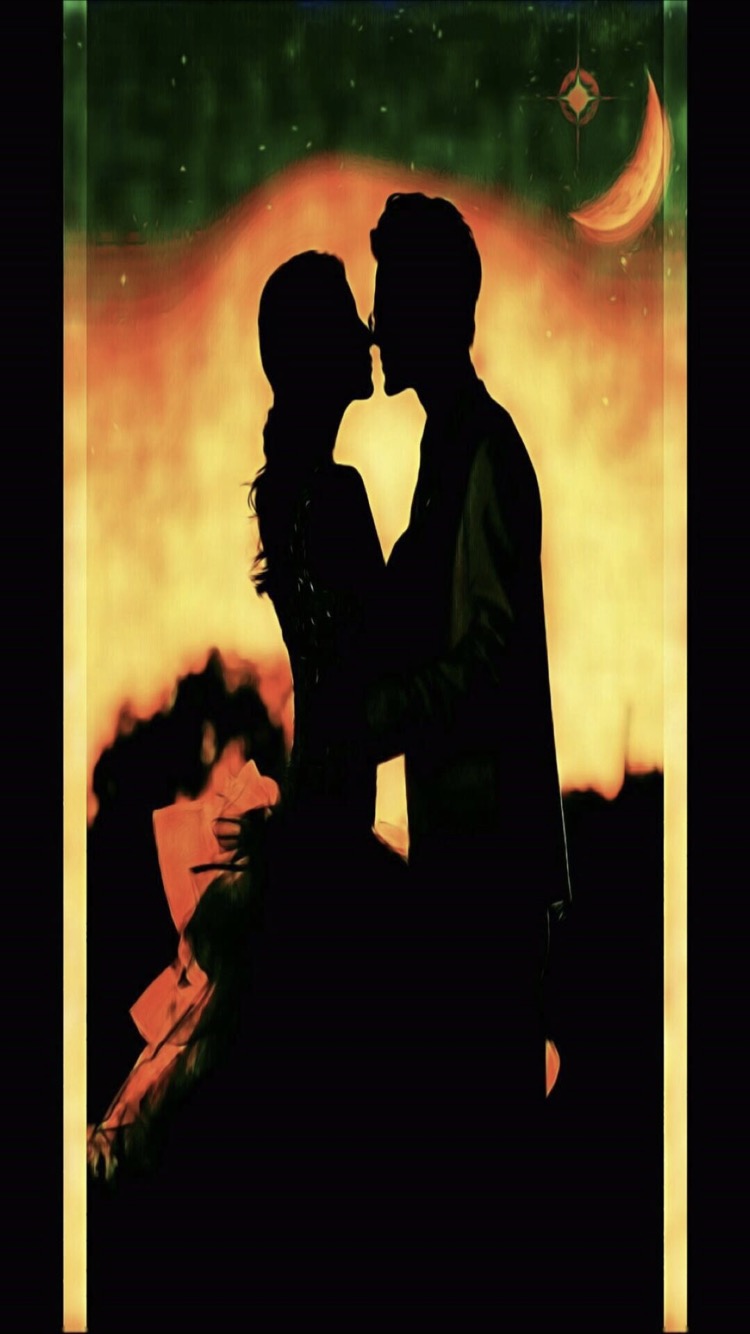 Couple kiss | wallpaper.sc iPhone7