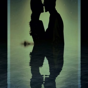 Couple kiss iPhone7 Wallpaper