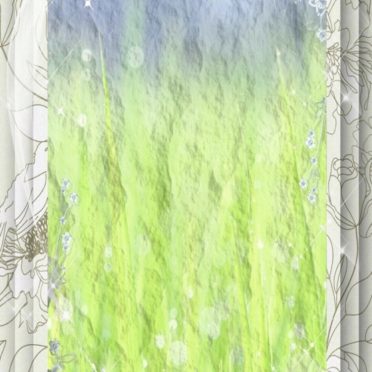 Grassy frame iPhone7 Wallpaper