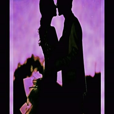 Kiss Couple iPhone7 Wallpaper