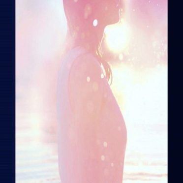 Women silhouette iPhone7 Wallpaper