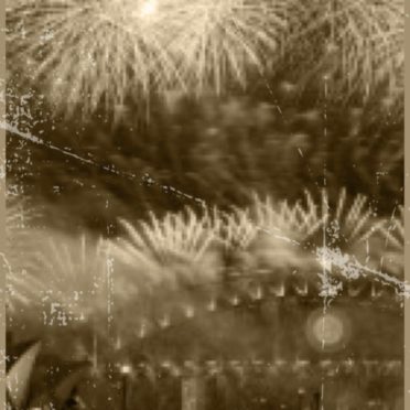 Fireworks Sepia iPhone7 Wallpaper