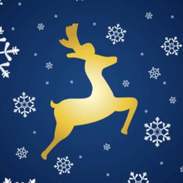 Christmas reindeer iPhone7 Wallpaper
