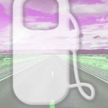 Landscape road Pink iPhone7 Wallpaper