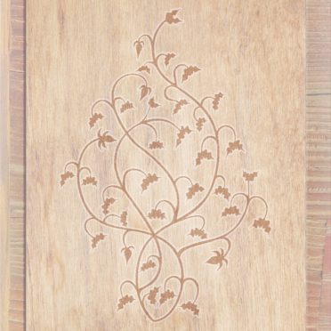 Wood grain leaves Brown iPhone7 Wallpaper