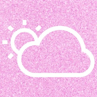 Sun cloud Weather Pink iPhone7 Wallpaper