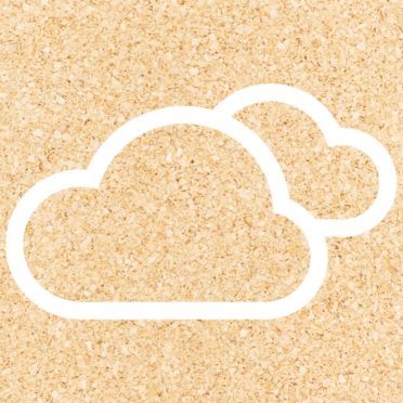 cloud orange iPhone7 Wallpaper
