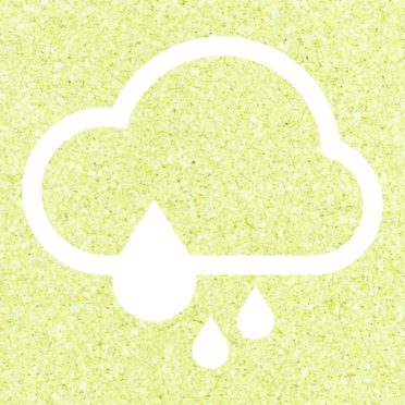 Cloudy rain Yellow green iPhone7 Wallpaper