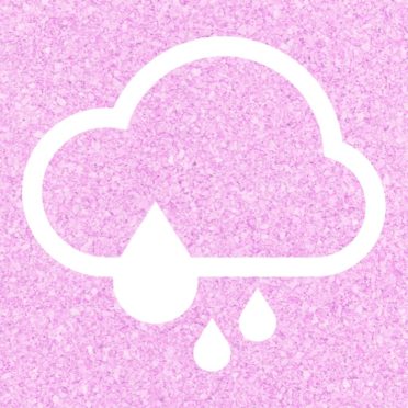 Cloudy rain Pink iPhone7 Wallpaper