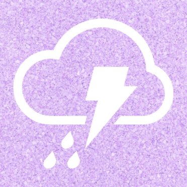 Cloudy weather Purple iPhone7 Wallpaper