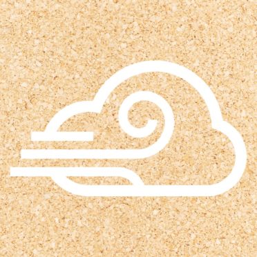 Cloudy wind orange iPhone7 Wallpaper
