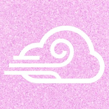 Cloudy wind Pink iPhone7 Wallpaper