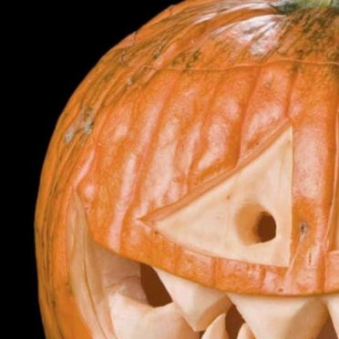 Halloween pumpkin head iPhone7 Wallpaper