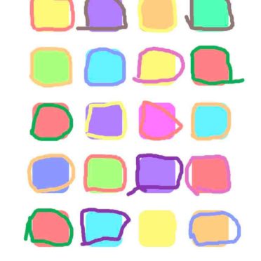 Shelf colorful Pop iPhone7 Wallpaper
