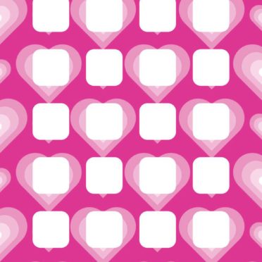 Heart pattern purple red shelf for women iPhone7 Wallpaper
