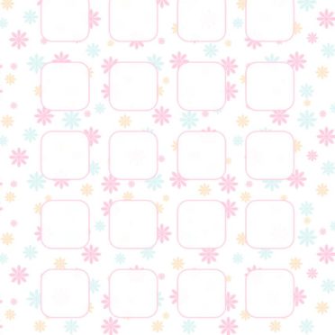 Pattern illustrations  pink  shelf  for girls iPhone7 Wallpaper