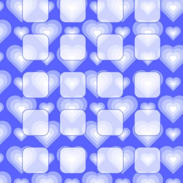 Heart pattern blue shelf for women iPhone7 Wallpaper