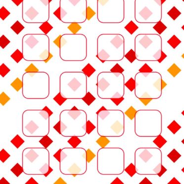 Pattern red orange shelf iPhone7 Wallpaper