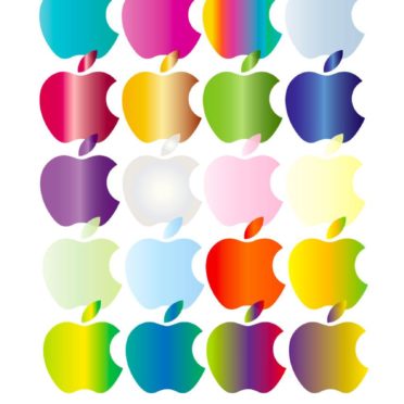 Shelf apple colorful iPhone7 Wallpaper
